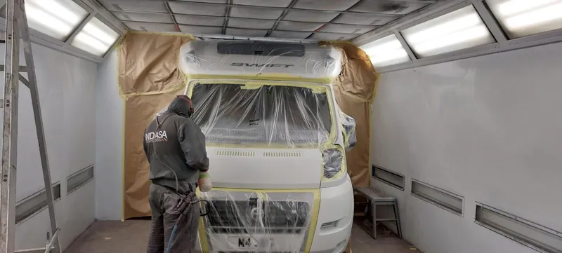 Caravan Accident Repairs - professional vehicle repair service at CPRS Grimsby