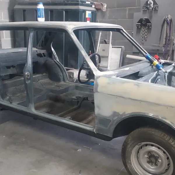 Finished classic car